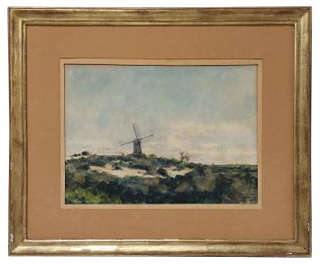 Aquarel van de Belgische kunstschilder Jan Van Looy kopen
