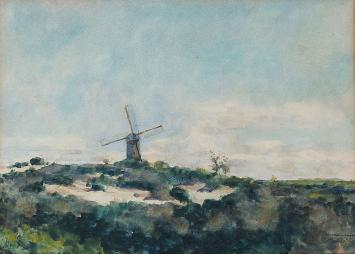 Kunstwerk op paneel geschilderd door Jan Van Looy