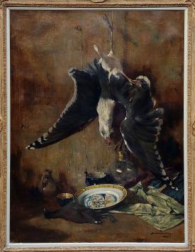Groot schilderij van Jan Van Looy