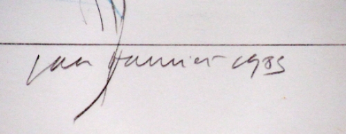 Tekening Jan Van Riet kopen uit 1983
