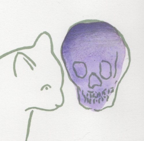 Litho van Jan Vanriet met een werkje uit 2004