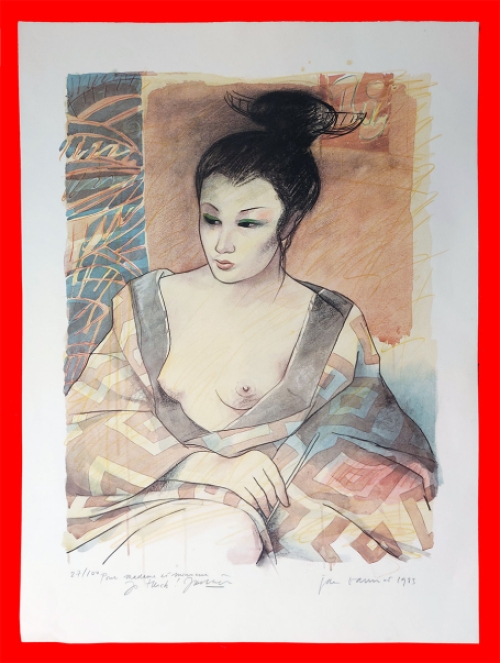 Litho van de Belgische kunstenaar Jan Vanriet kopen