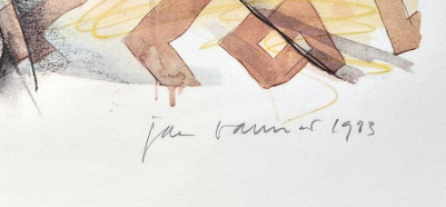 Kunstwerk van Jan Vanriet Belgische kunstenaar