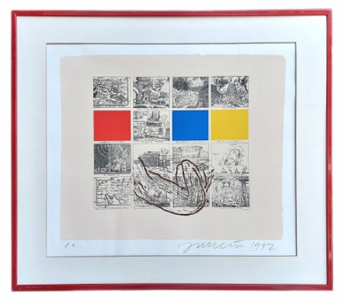 Litho van de Belgische kunstenaar Jan Vanriet kopen