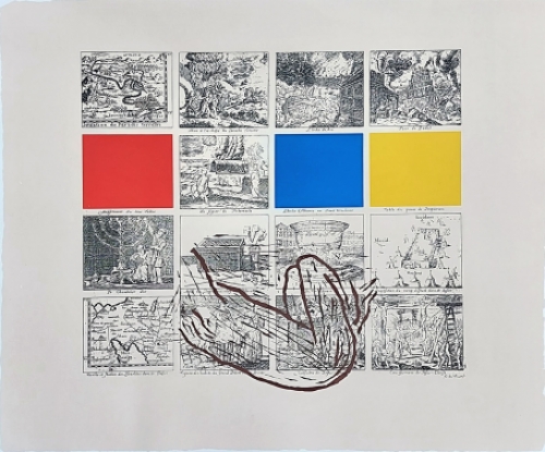 Litho van Jan Vanriet uit 1991