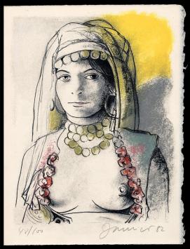 Litho uit 1982 van Jan Vanriet kopen