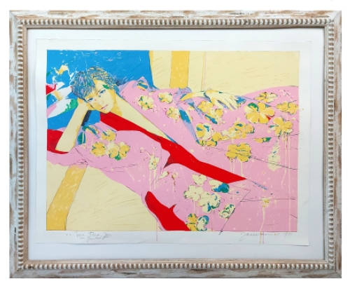 Litho van de Belgische kunstenaar Jan Vanriet