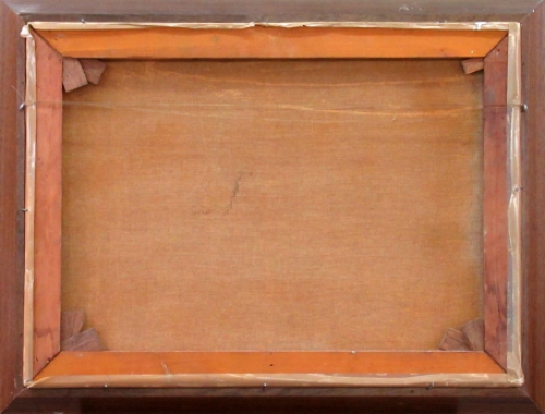 Winterlandschap met twee langhoeves