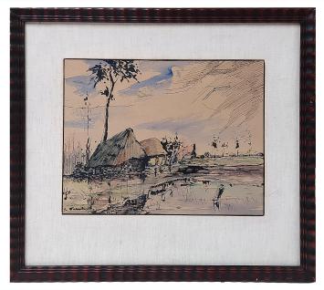 Tekening van Jan Waterschoot kopen