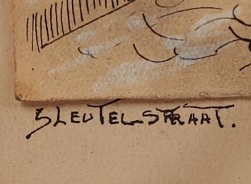 De Sleutelstraat te Antwerpen in 1927