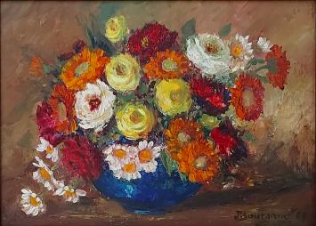 Kunstwerk op canvas van Janine Bourganel