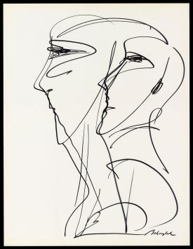 Grote tekening van Jeanine Behaeghel kopen
