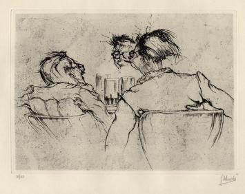 Ets van de Belgische graficus Jules De Bruycker kopen