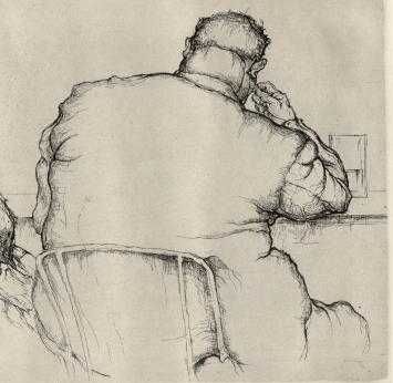 Belgische etser en tekenaar Jules De Bruycker