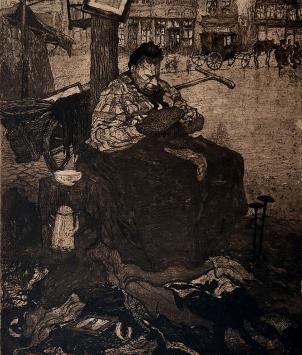 La marchande de bric-à-brac  van J. De Bruycker