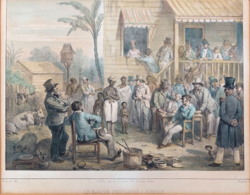 Litho van Jean-Baptiste Madou naar  Pierre Jacques Benoit