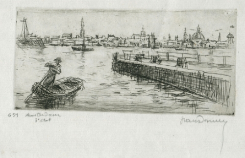 Ets van de Belgische kunstenaar Jean Donnay