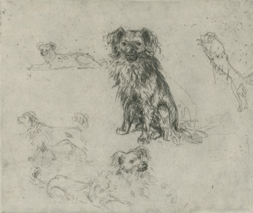 Ets van de Belgische kunstenaar Jean Donnay