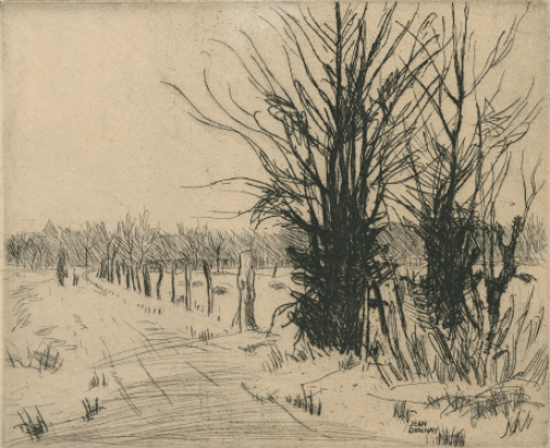 Ets van de Belgische kunstenaar Jean Donnay