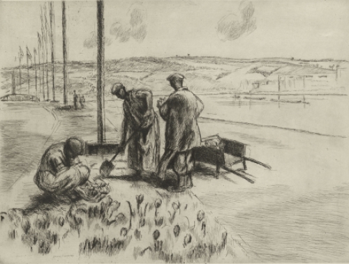 Ets in Mint conditie van de Belgische kunstenaar Jean Donnay