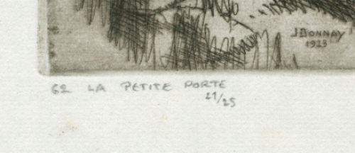 La petite porte 1923 21/25