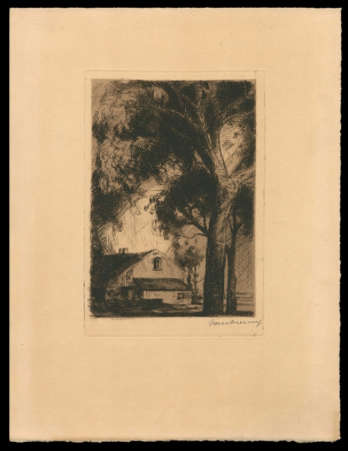 Ets van de Belgische kunstenaar Jean Donnay