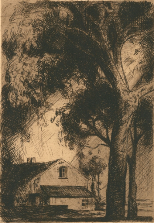 Ets van de Belgische kunstenaar Jean Donnay