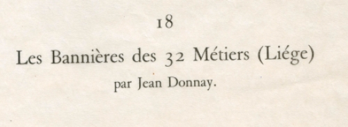 Les Bannières des 32 Métiers (Liège) 359/400