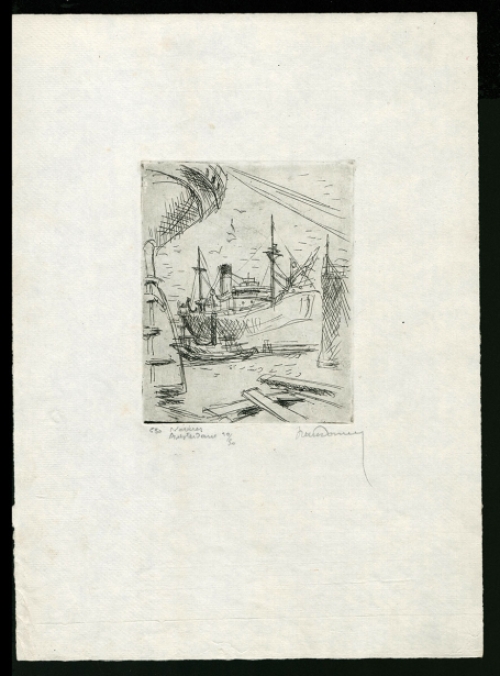 Ets van de Belgische kunstenaar Jean Donnay