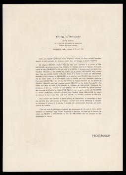 Pelléas et Mélisande 1948