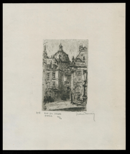 Ets van de Belgische kunstenaar Jean Donnay