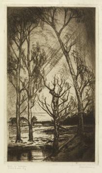 Ets van de Belgische kunstenaar Jean Donnay