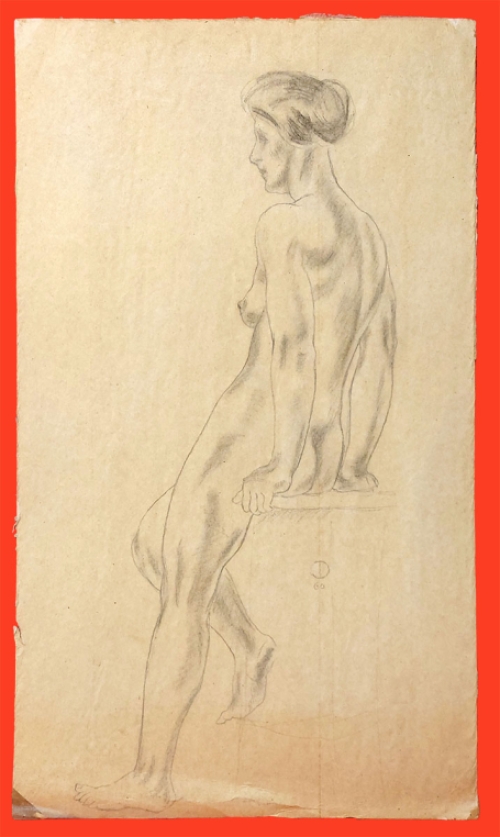 Tekening van de Belgische kunstenaar Jean Donnay