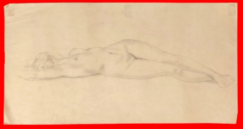 Tekening van de Belgische kunstenaar Jean Donnay