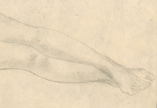 Tekening op karton van J. Donnay