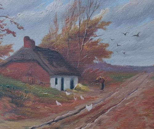 peinture d\'artist belge  Jef Louis Van Leemputten