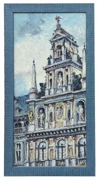 Schilderij van de Belgische kunstenaar Jean-Guy Beernaert