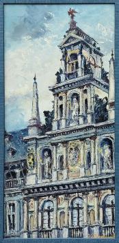 Schilderij van de Belgische schilder Jean-Guy Beernaert