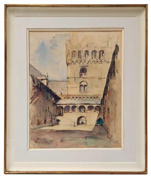 Aquarel van Jean Luypaert, Brugge