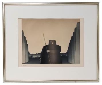 Gesigneerde ets van Jean-Michel Folon kopen