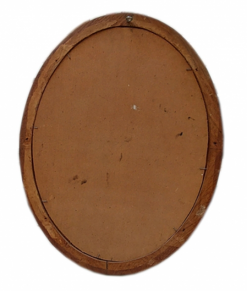 Ovaal werkje, Bloemen in een vaasje