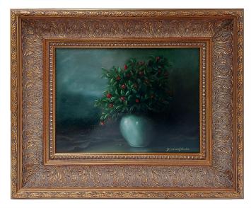 Stilleven, schilderij van Jef Van De Gehuchte