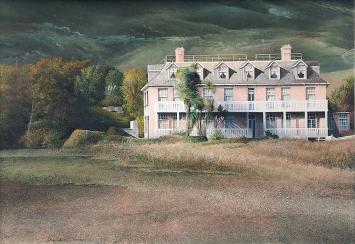 Grote pastel uit 1990 van Jef Van Grieken