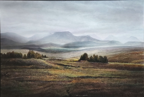 Olieverfschilderij van de Belgische schilder Jef Van Grieken