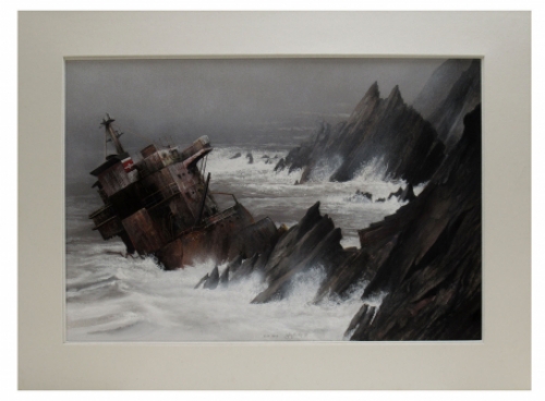 Pastel uit 1990 van Jef Van Grieken