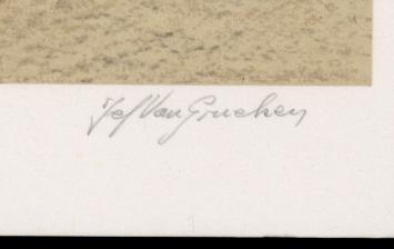 Verlaten strand op een mistige najaarsochtend 492/500 1999