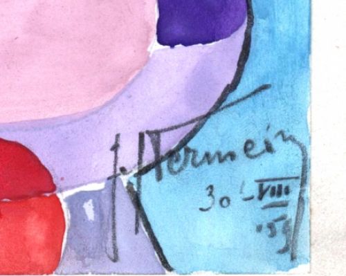 Belgische schilder Jef Vermeiren