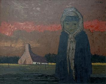 Schilderij van de Belgische schilder Jef Wauters