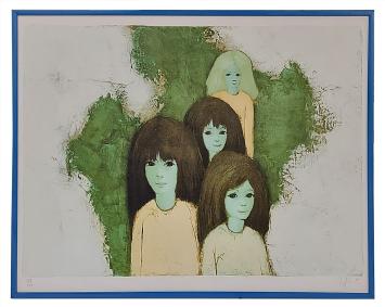 Litho van de Belgische kunstschilder Jef Wauters kopen
