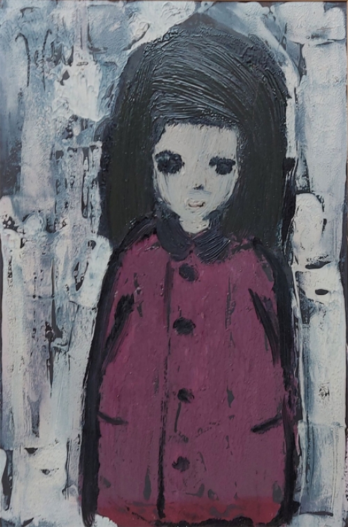 Jef Wauters met een mooi schilderijtje